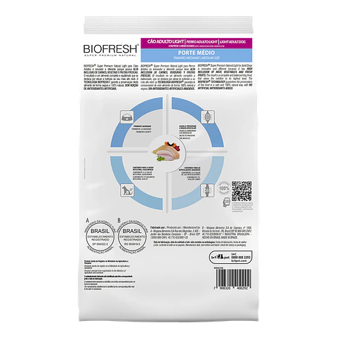 BIOFRESH LIGHT ADULTO RAZA MEDIA 10,1 KG