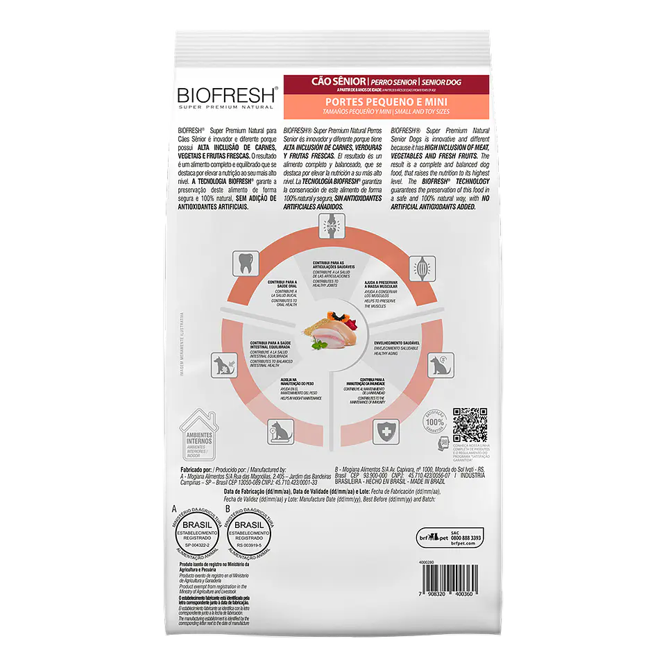 BIOFRESH SENIOR RAZA PEQ/MIN (10.1 KG) 2