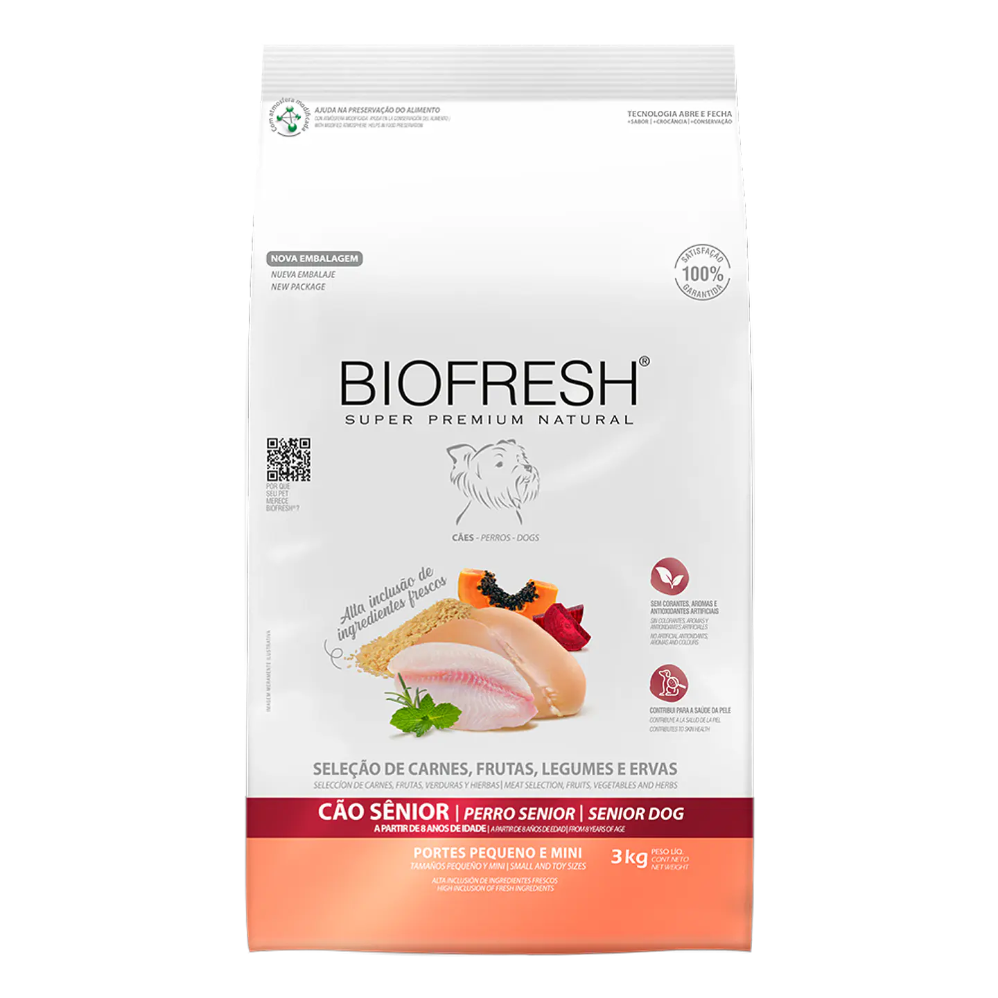 BIOFRESH SENIOR RAZA PEQUEÑA Y MINI 3 KG 1