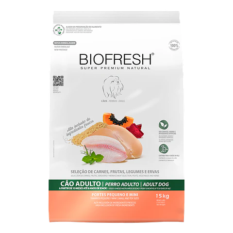 BIOFRESH ADULTOS RAZA PEQUEÑA Y MINI 3 KG