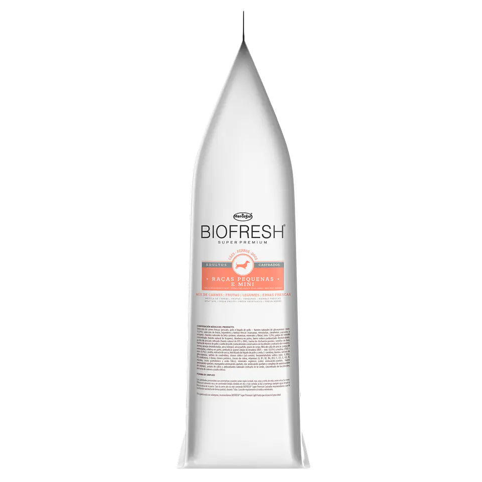 BIOFRESH CASTRADOS ADULTO RAZA PEQUEÑA Y MINI 3 KG 3