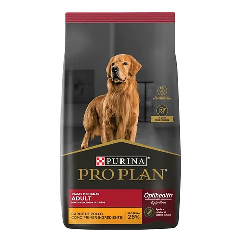 PRO PLAN ADULTO RAZAS MEDIANAS 12 KG