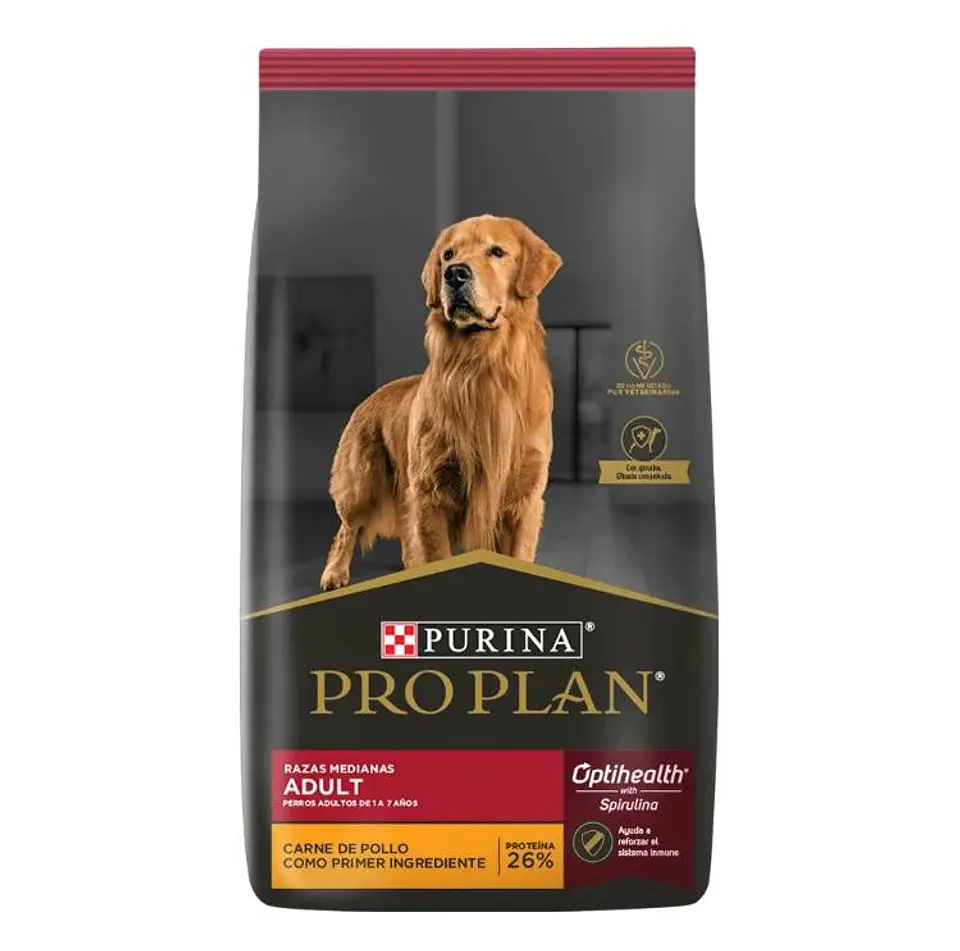 PRO PLAN ADULTO RAZAS MEDIANAS 12 KG 1