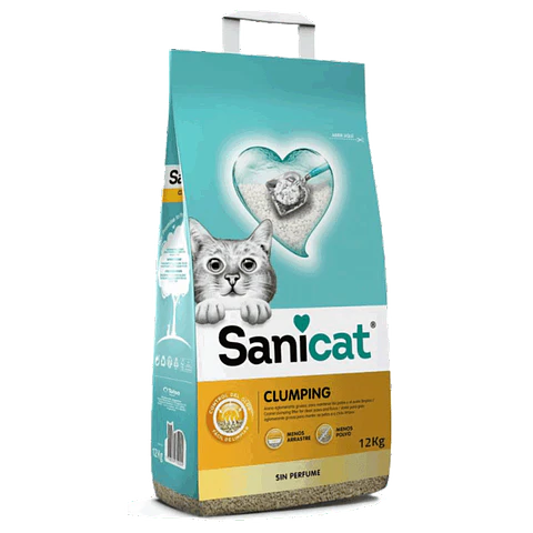 ARENA AGLOMERANTE SANICAT SIN PERFUME – 12 Kg