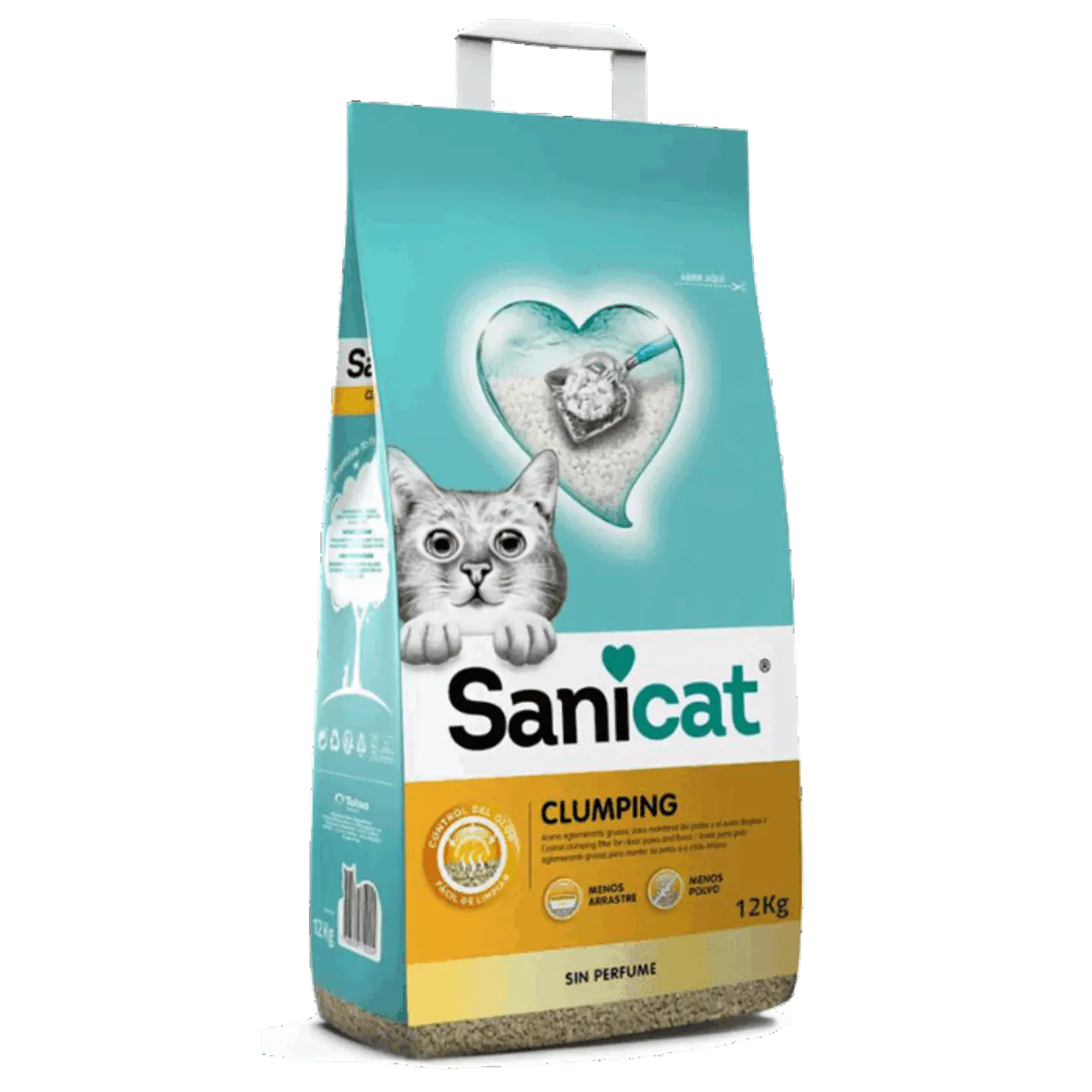 ARENA AGLOMERANTE SANICAT SIN PERFUME – 12 Kg 1