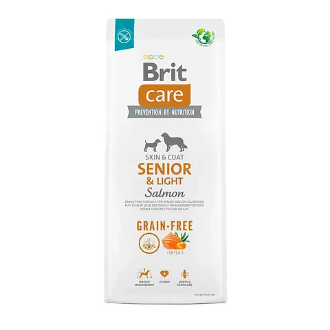 BRIT CARE SENIOR LIGHT SALMON 12 KG