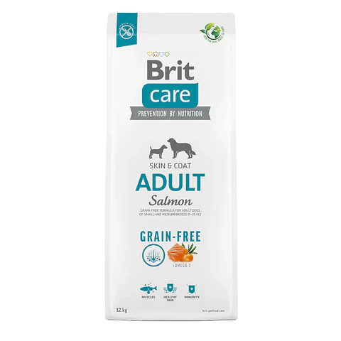 BRIT CARE ADULT S/M SALMON 12 KG