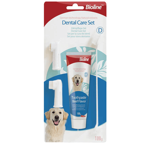 SET DENTAL PERRO BIOLINE 100grs