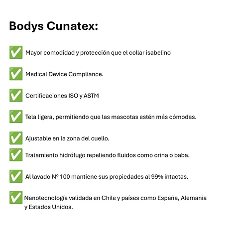 CUNATEX BODY DE COBRE PERRO T.6 7.5 a 9 kg