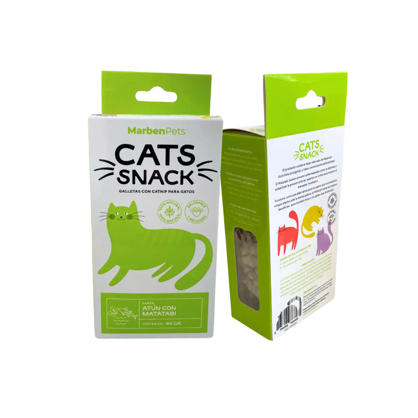 CATS SNACK GALLETAS ATÚN CON MATATABI 1