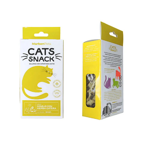 CATS SNACK CONEJO CON HIERBA GATERA 
