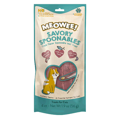 MEOWEE SALMÓN - ATÚN - CAMARÓN 4 UNIDADES