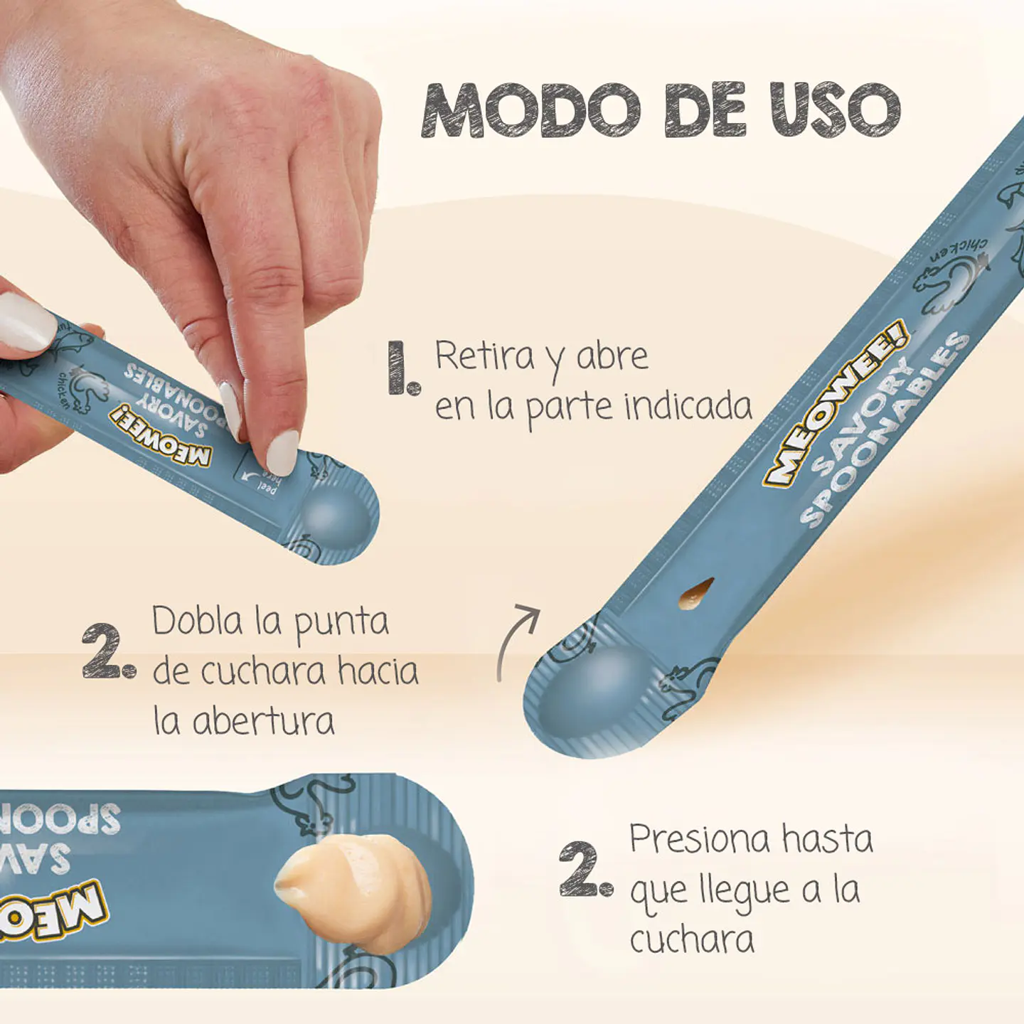 MEOWEE ATÚN - POLLO - PATO 4 UNIDADES 4