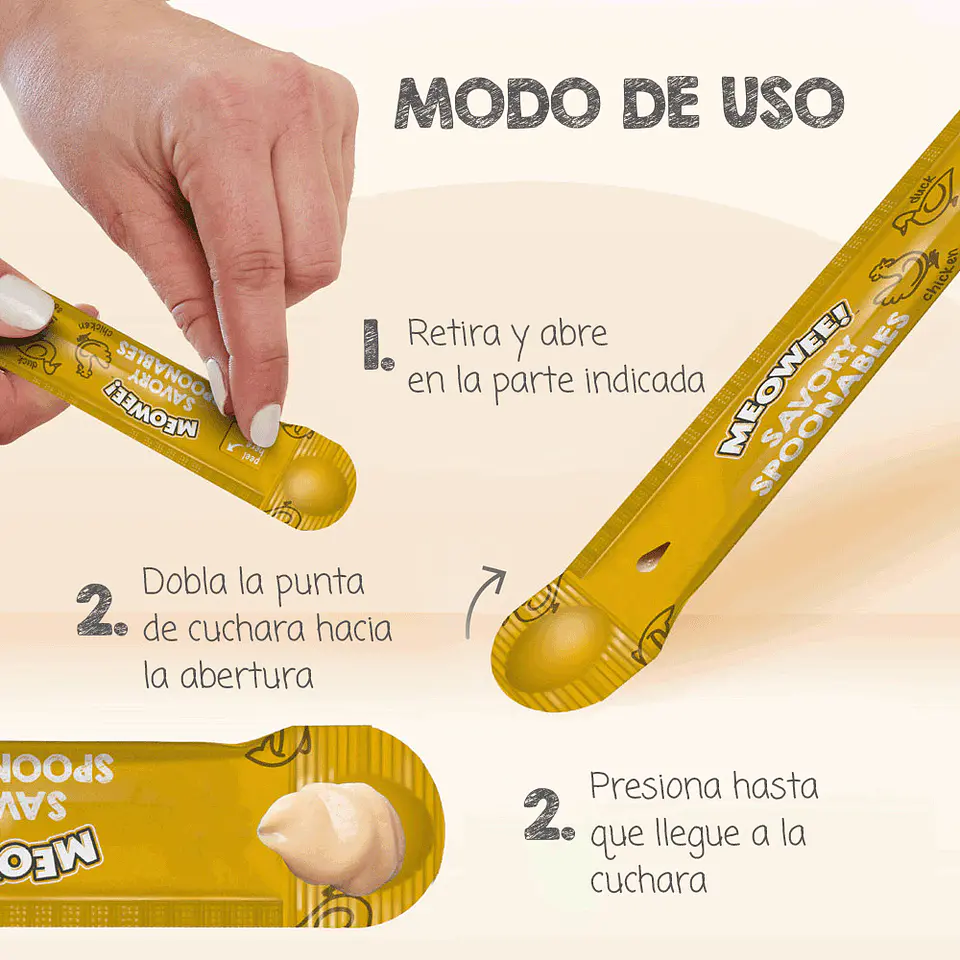 MEOWEE POLLO - SALMÓN - PATO 4 UNIDADES 4