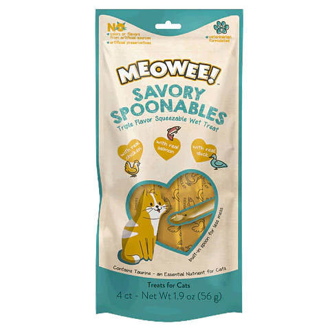 MEOWEE POLLO - SALMÓN - PATO 4 UNIDADES