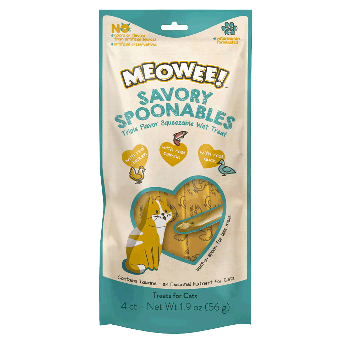 MEOWEE POLLO - SALMÓN - PATO 4 UNIDADES 1