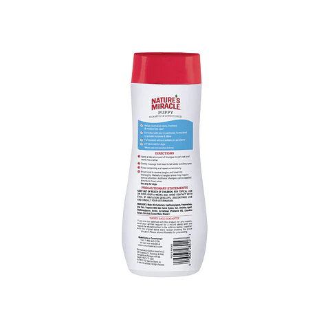 NATURES MIRACLE SHAMPOO ACONDICIONADOR CACHORRO 473ml