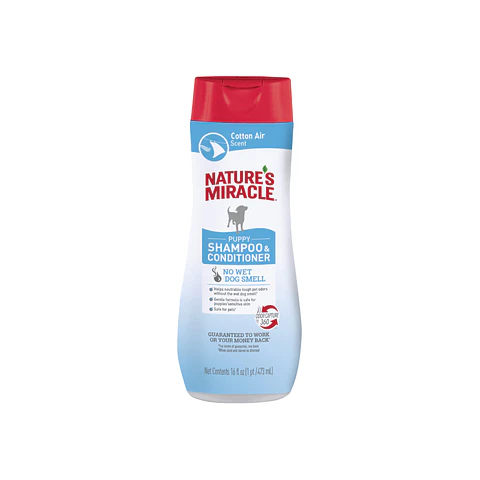 NATURES MIRACLE SHAMPOO ACONDICIONADOR CACHORRO 473ml