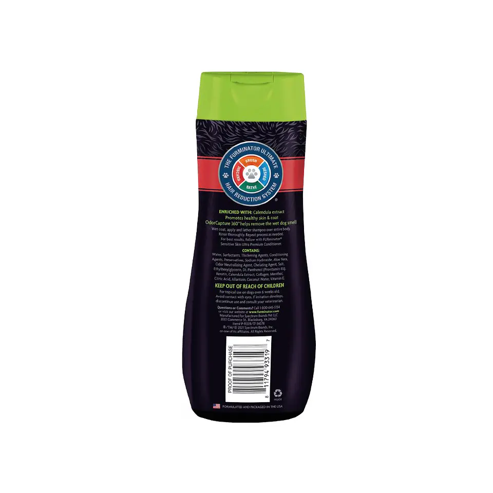 FURMINATOR SENSITIVE SHAMPOO 473ml 2