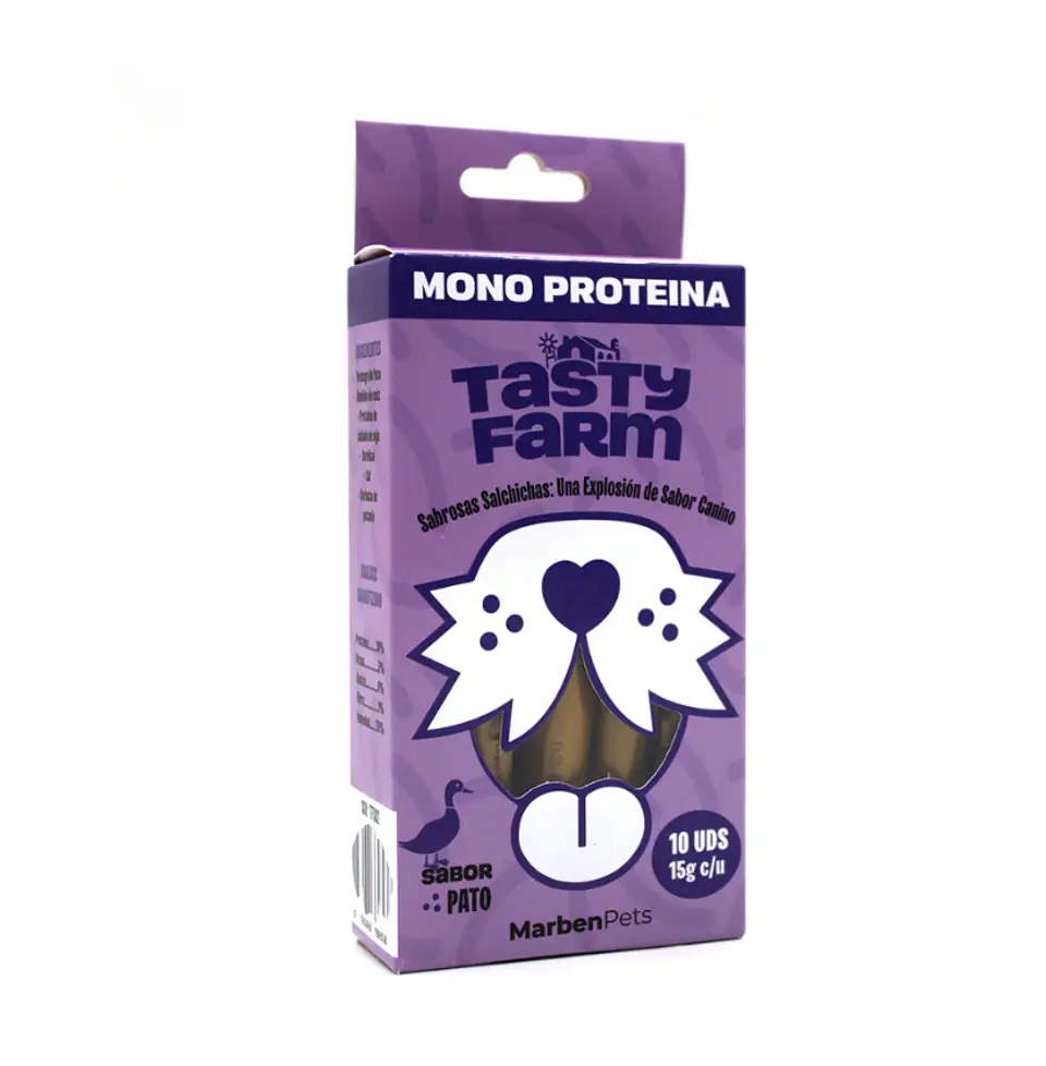SNACK SALCHICHAS MONOPROTEICA PATO 10 UNI 1
