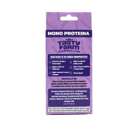 SNACK SALCHICHAS MONOPROTEICA PATO 10 UNI