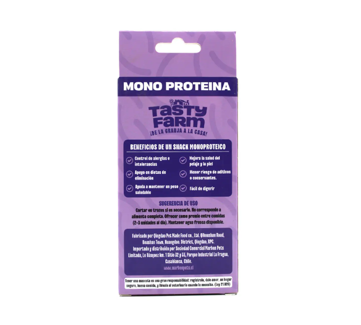SNACK SALCHICHAS MONOPROTEICA PATO 10 UNI 2