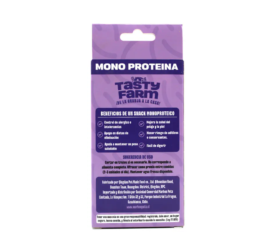 SNACK SALCHICHAS MONOPROTEICA PATO 10 UNI 2