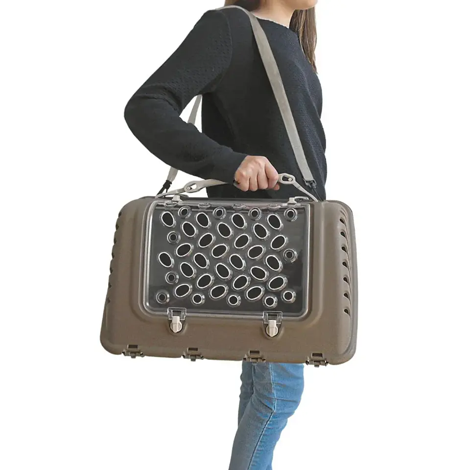 BOLSO TRANSPORTE PRATIKO 1 GRIS CON CORREA 2
