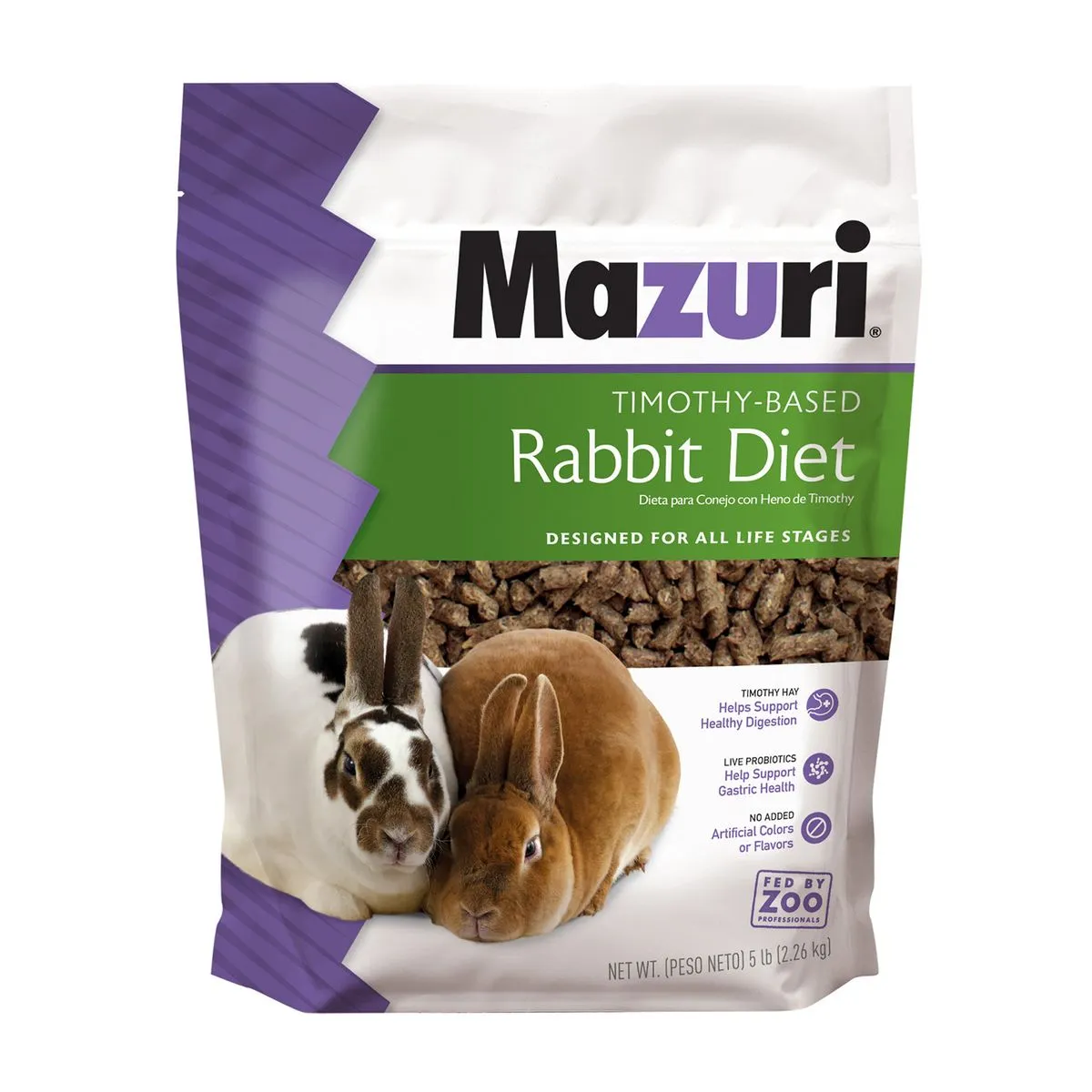 Mazuri Conejo Timothy/Based Rabbit 1Kg: Alimento premium para tu mascota exótica ¡Nutrición de calidad para conejos felices!