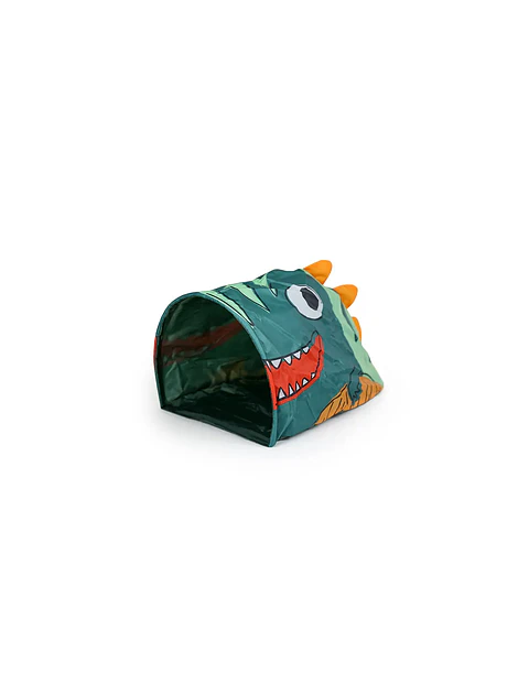 JUGUETE GATO TUNEL CREPITANTE DINOSAURIO 55X33X24 CM