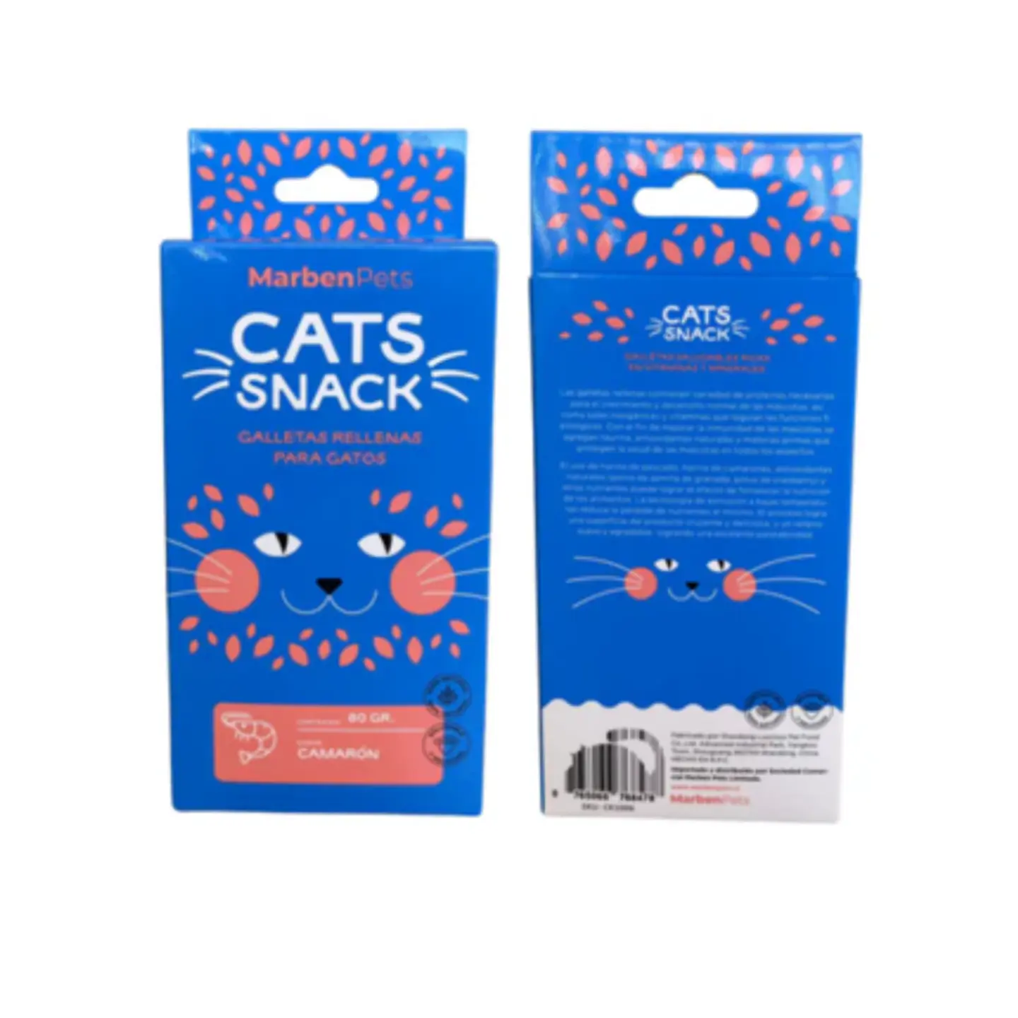 CATS SNACK GALLETAS RELLENAS CAMARON 80 GR. 1
