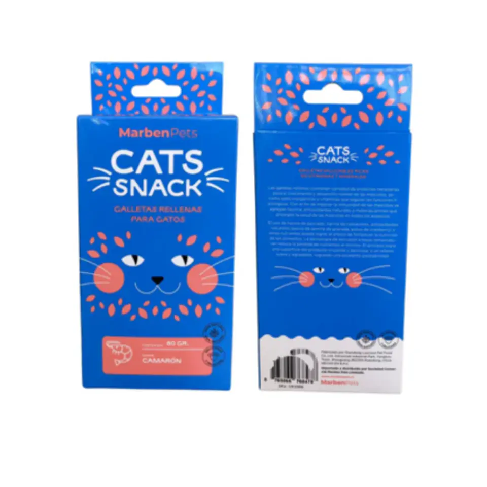 CATS SNACK GALLETAS RELLENAS CAMARON 80 GR. 1