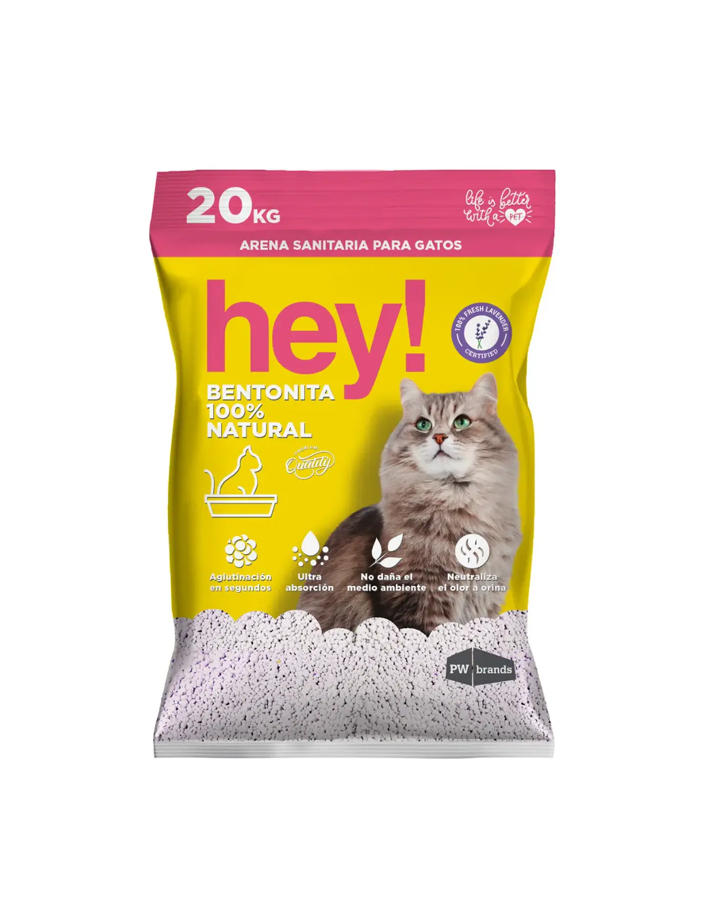 HEY ARENA SANITARIA AROMA LAVANDA 20 KG 1