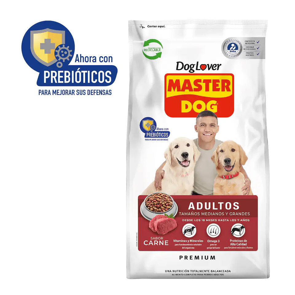 MASTER DOG ADULTO SABOR CARNE 21 KG 1