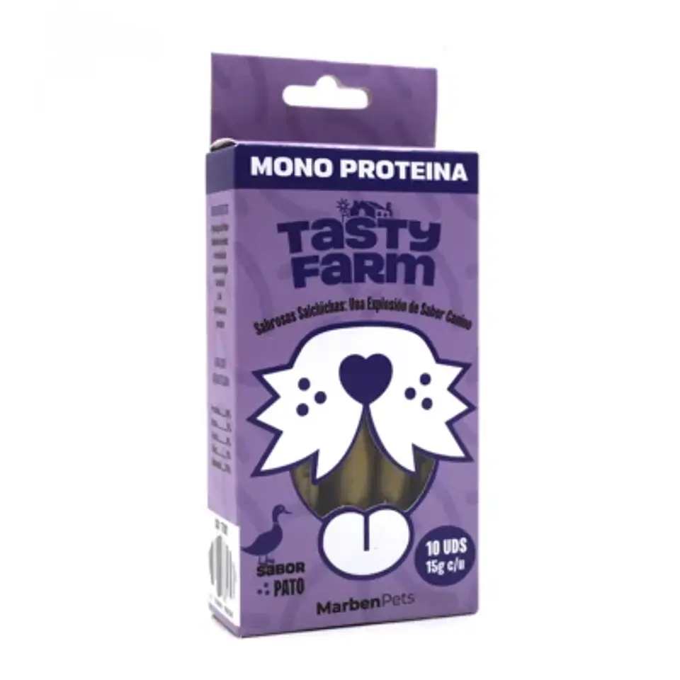 TASTY FARM SALCHICHAS DE PATO 10 UDS. 1