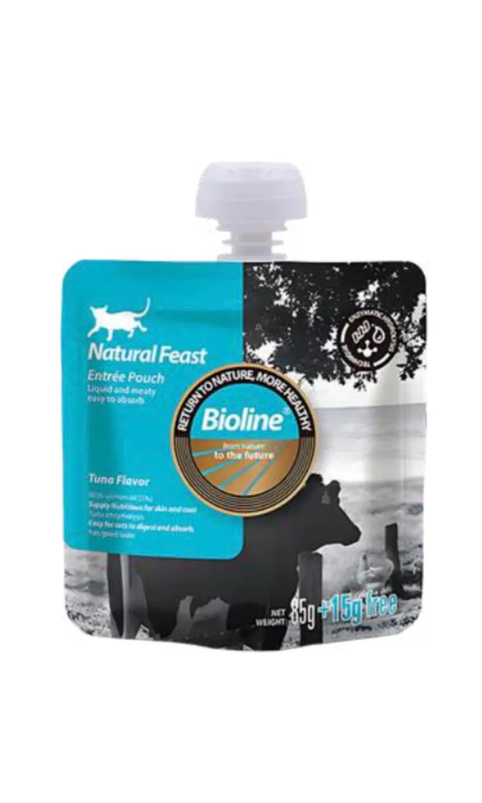 BIOLINE GATO POUCH ALIMENTO COMPLETO DE ATUN 100 GR 1