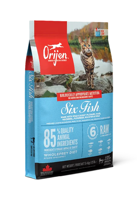 ORIGEN SIX FISH GATO 1.8 KG