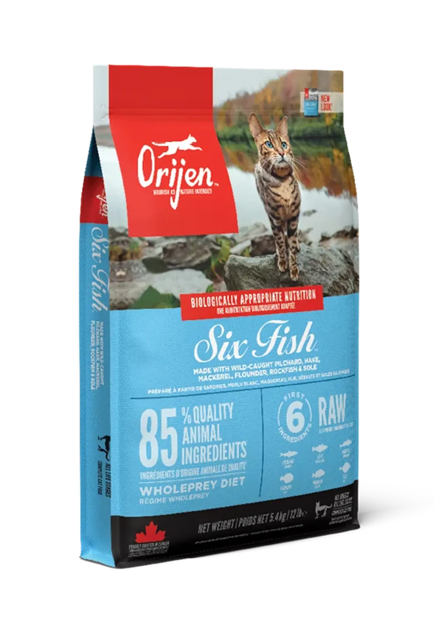 ORIGEN SIX FISH GATO 1.8 KG 1