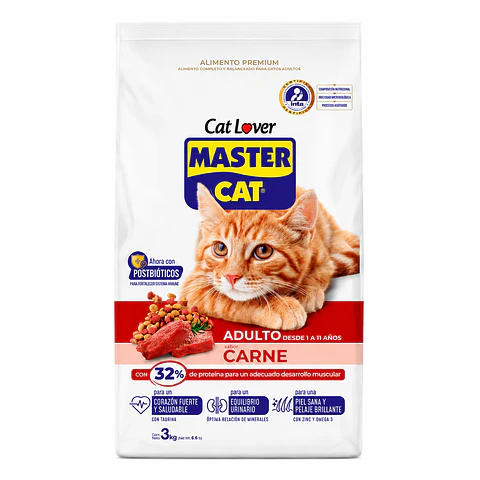 MASTER CAT CARNE ADULTO 8 KG