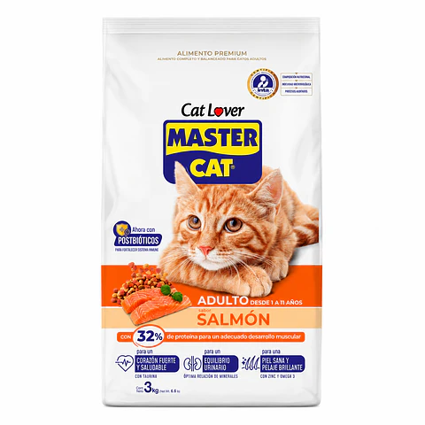 MASTER CAT SALMON ADULTO 8 KG