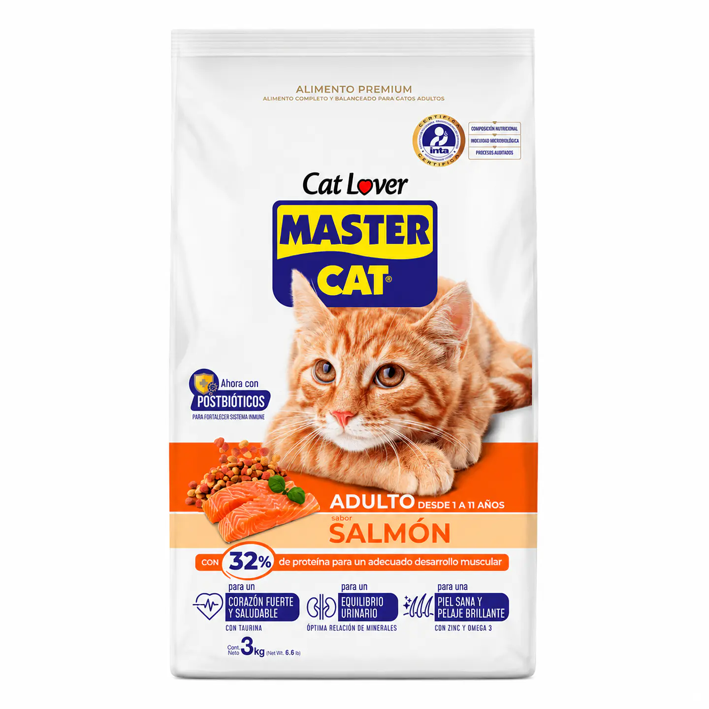 MASTER CAT SALMON ADULTO 8 KG 1