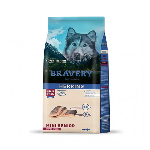 BRAVERY HERRING MINI SENIOR 2 KG