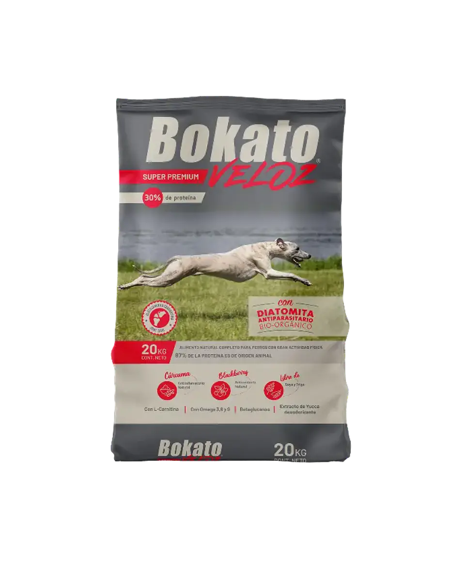 BOKATO VELOZ PERRO ADULTO 20 KG 1