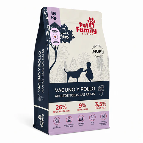 PET FAMILY RAZA PEQUEÑA 15 KG