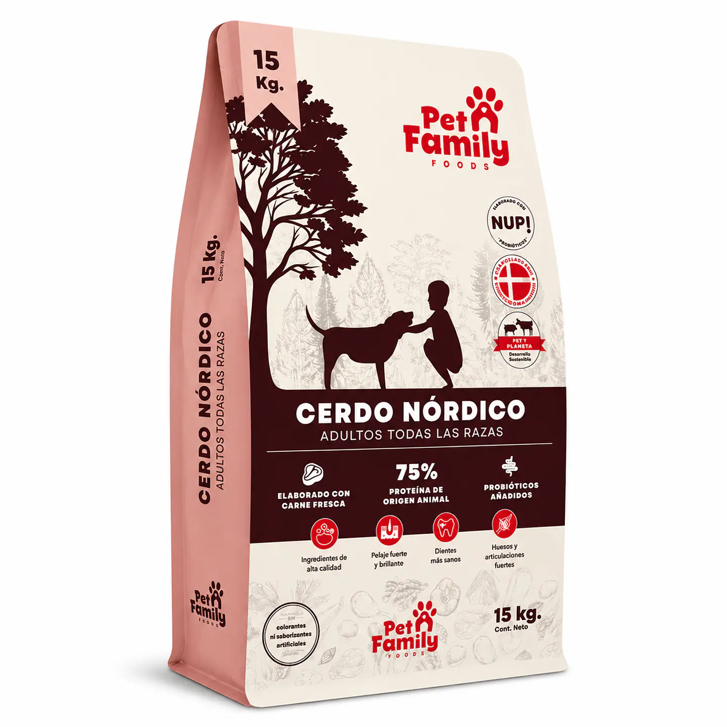 PET FAMILY CERDO NORDICO 15 KG 1