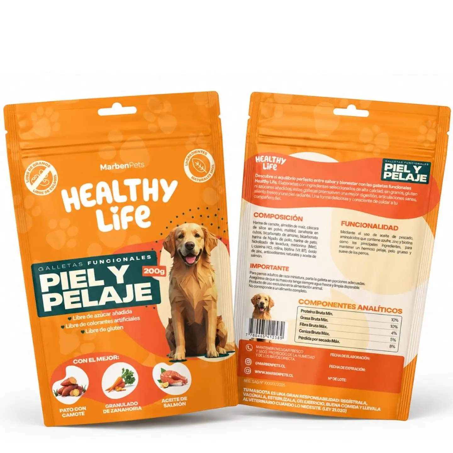 Galletas Piel y Pelaje Healthy Life 1