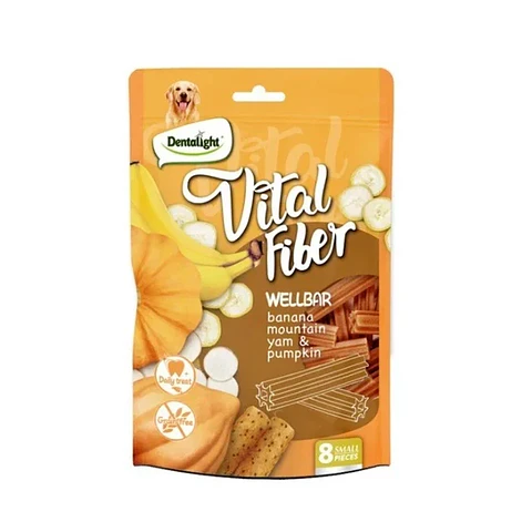 VITAL FIBER DENTALIGH SABOR BANANA/CALABAZA/QUESO 80 G
