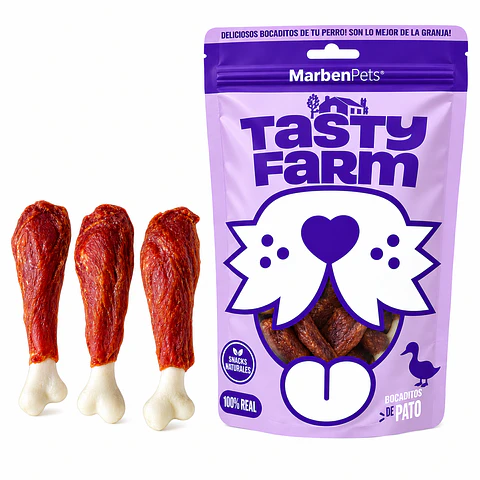 TRUTROS DE PATO CON HUESO DE CALCIO 100 G