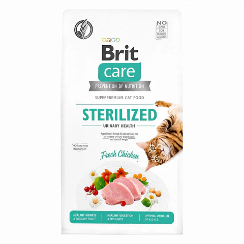BRIT CARE CAT STERILIZED CHICKEN 2 KG