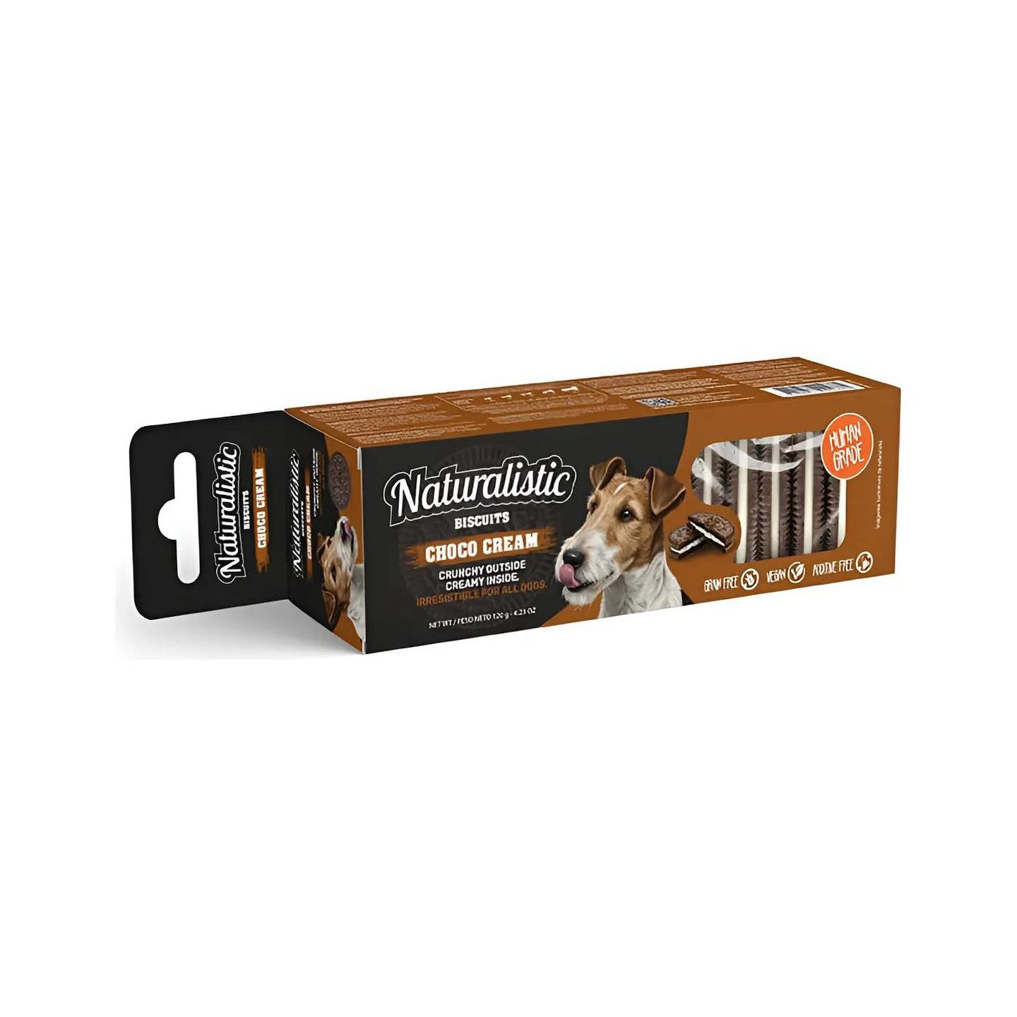 NATURALISTIC GALLETA CHOCO CREAM 120 GR